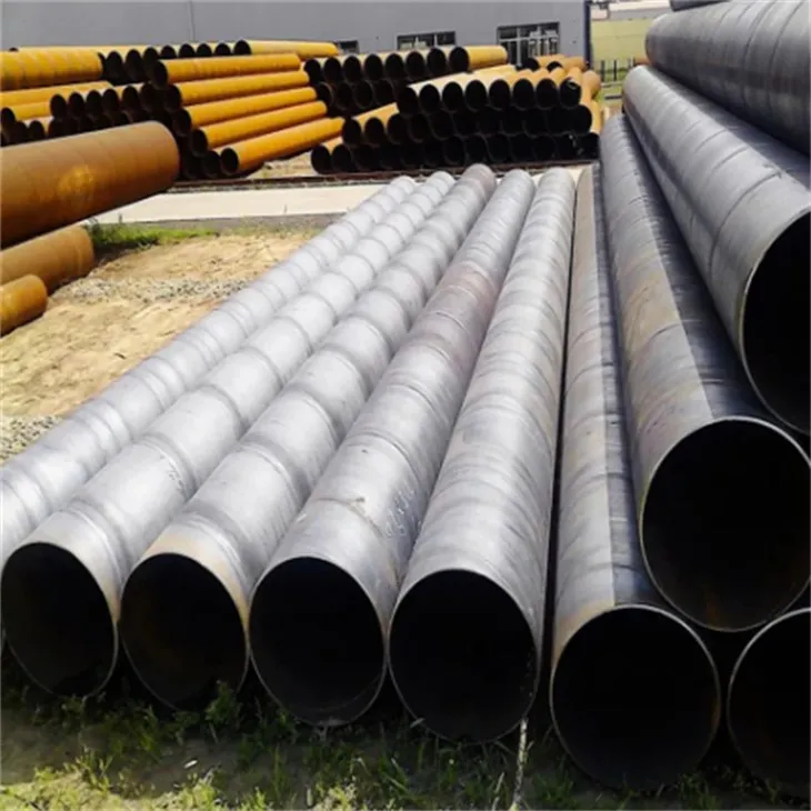 A106 szénfekete spirálhegesztett acélcső