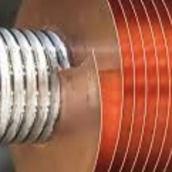 Rézbeágyazott bordás cső