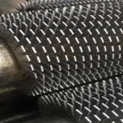 WOS típusú bordás cső|Fogazott bordás csőre hegesztett