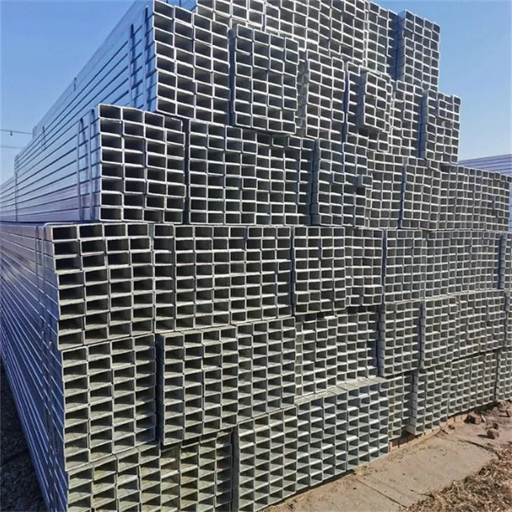 St37 varrat nélküli hegesztett négyzet alakú horganyzott cső